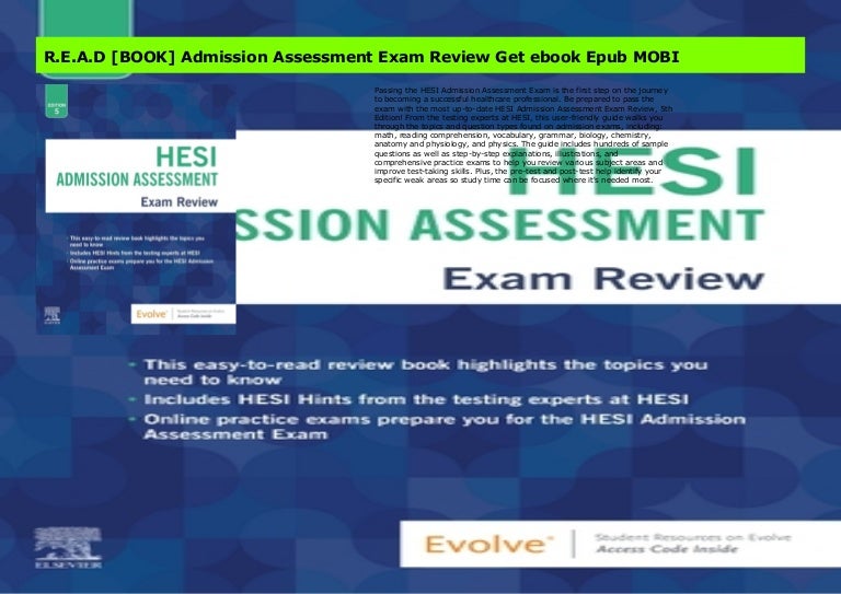 R E A D Book Admission Assessment Exam Review Get Ebook Epub Mobi