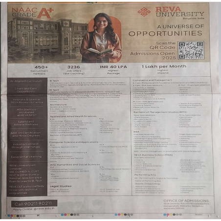Admission Advertisement The Hindu reva.pdf