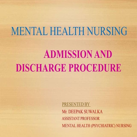 Admission and Discharge Procedure
