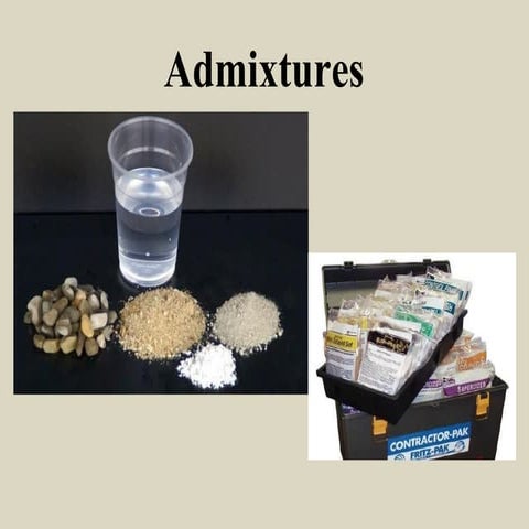 Concrete Admixtures: Types, Functions, and Applications in Modern ...