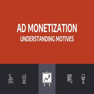 Ad monetization - Understanding Motives