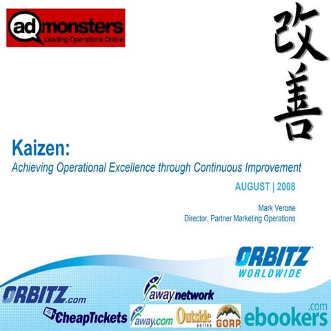 Ad Monsters Kaizen - Mark Verone