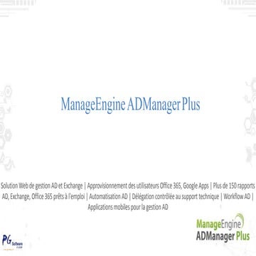 AD Manager Plus | PPTX