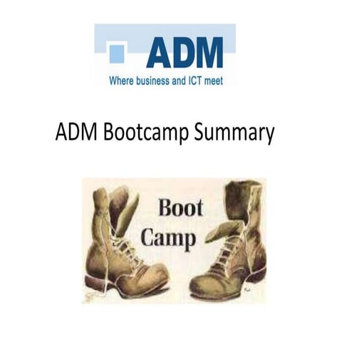 Adm SoMe bootcamps   overview