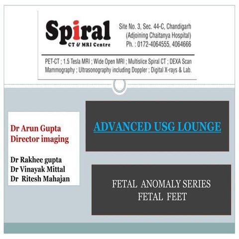 ADVANCED USG LOUNGE  FETAL FEET 