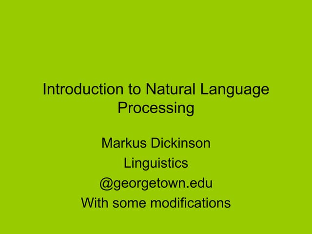 Adnan: Introduction to Natural Language Processing 