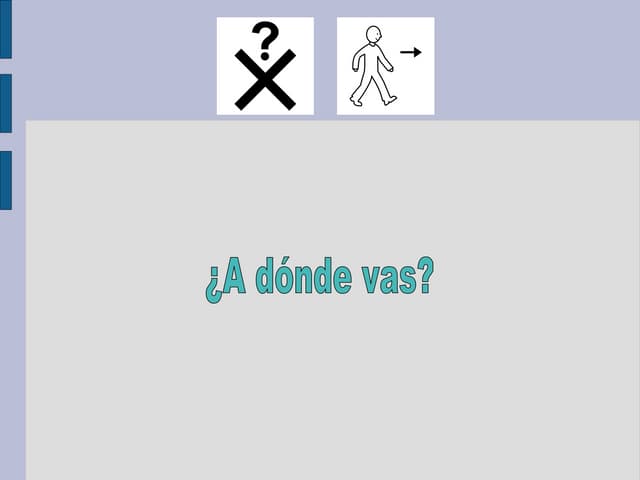 A dónde vas