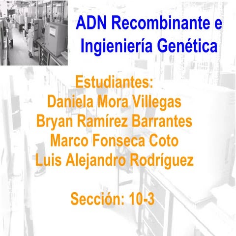 Adn Recombinante