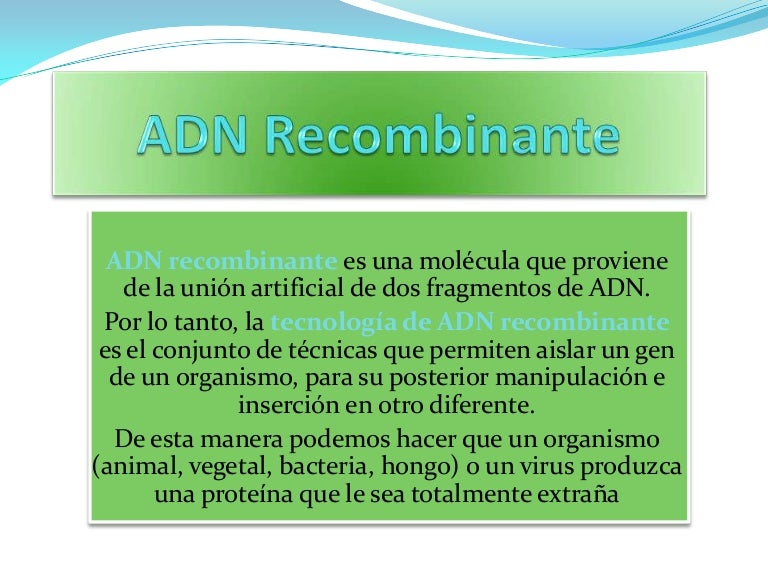 Tecnología del ADN