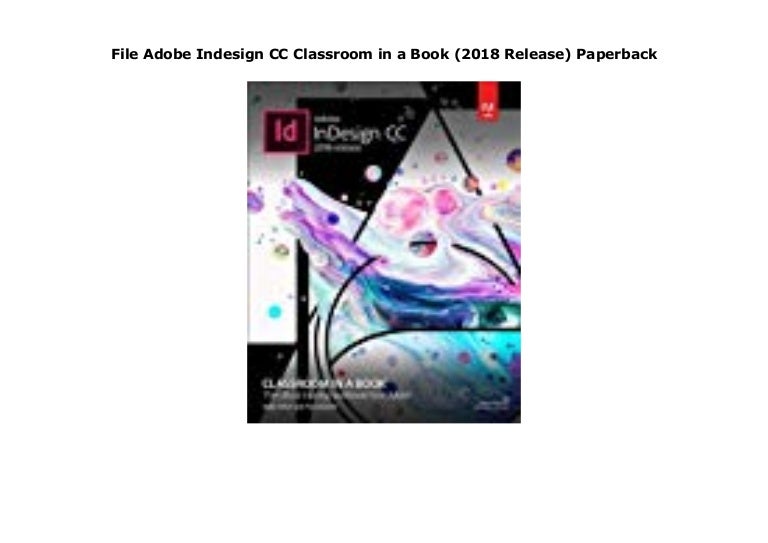 Adobe indesign classroom in a book 2016 pdf - idomery
