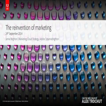 The Reinvention of Digital Marketing with Adobe