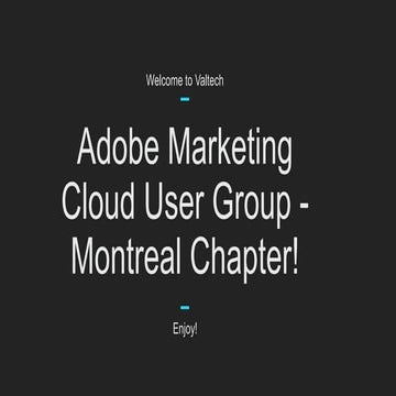 Adobe Summit 2017 - Takeaways