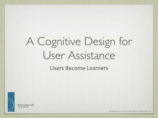A Cognitive Design for User Assista...