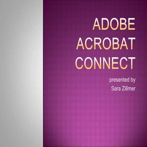 Adobe acrobat connect