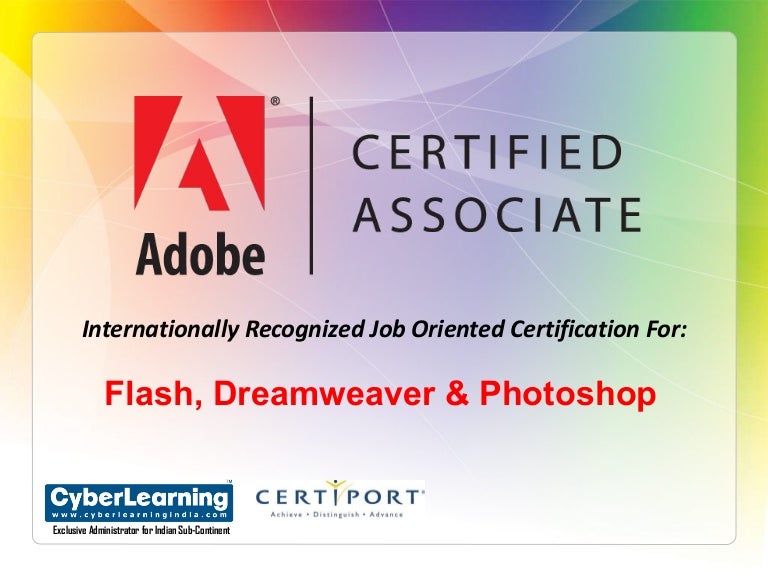 Adobe certified associate