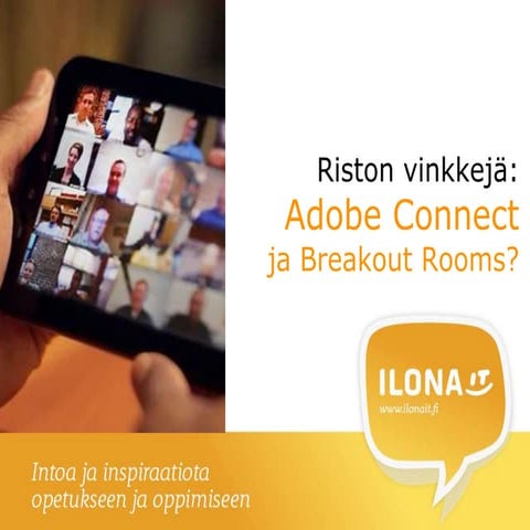 Adobe Connect: Breakout Room eli ryhmätyötilojen opas