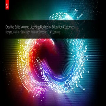 Adobe CS6 Volume Licensing for Education
