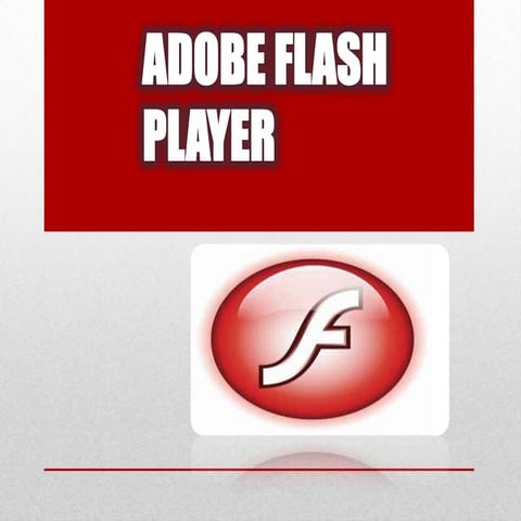 Adobe flash player