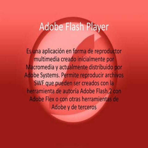 Adobe flash player | PPTX