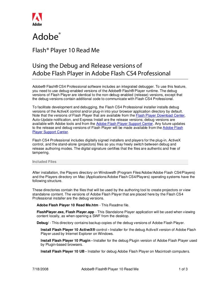 Adobe flash player download on mac
