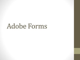 SAP Adobe forms