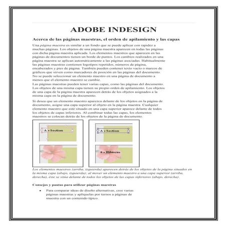Adobe indesign actividad | DOCX