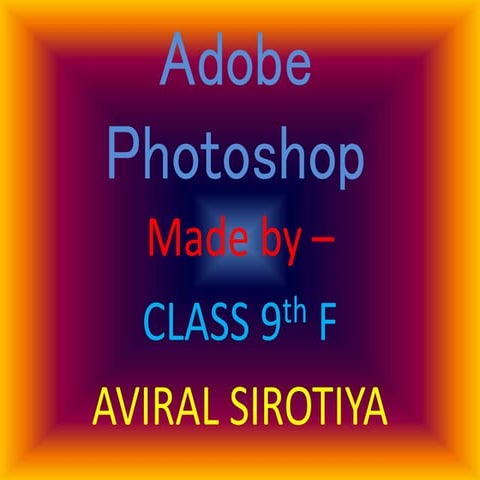 Adobe photoshop