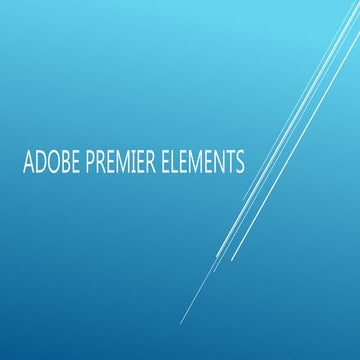 Adobe premier elements