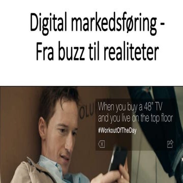 Fra buzzwords til realiteter