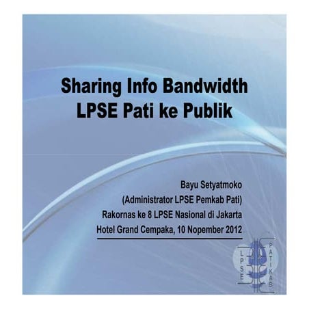 LPSE PEMKAB PATI | PDF