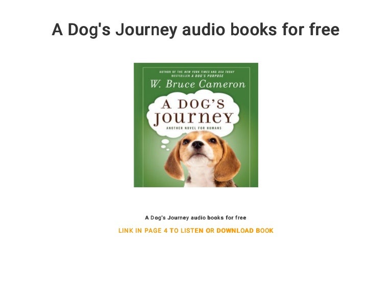 A Dog's Journey audio books for free