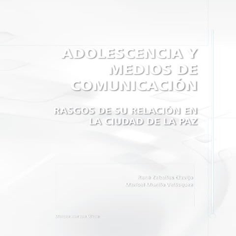 Adolescencia y medios de comunicación