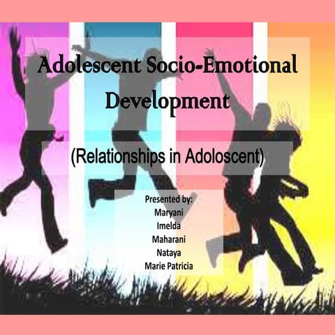 Adolescent Girls Development: A Resource Guide | PPTX