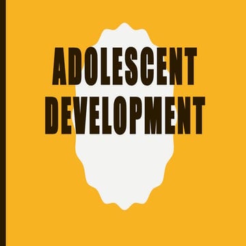 Adolescent Development in life span .pptx
