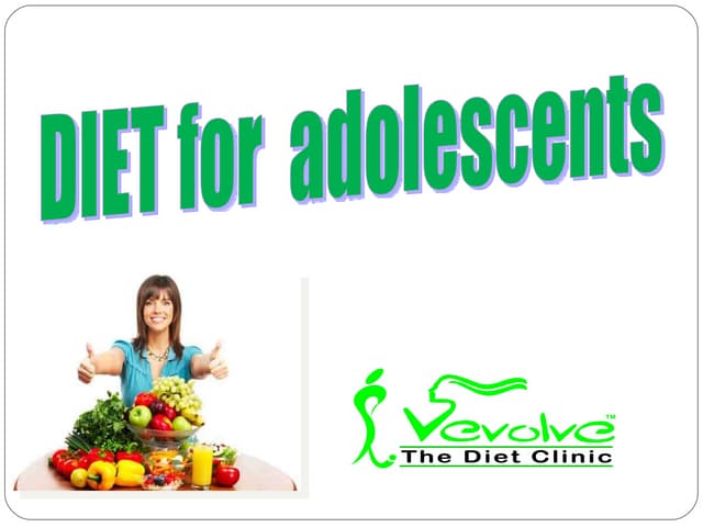Healthy diet for Adolescents | PPT