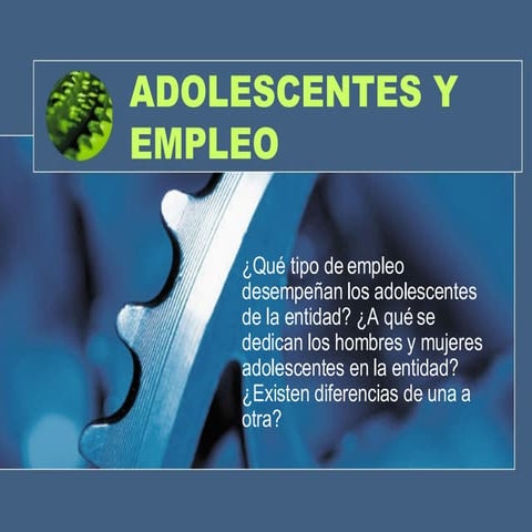 Adolescentes Y Empleo | PPT