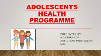adolescent health programme        .pptx
