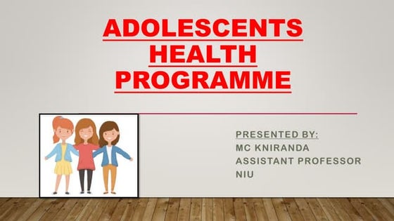 adolescent health programme        .pptx