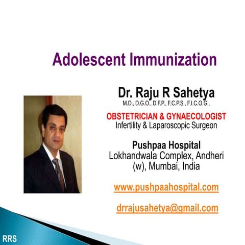 Adolescent immunization final