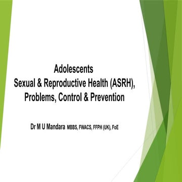 Adolescent Sexual & Reproduction Health pp (2) [Autosaved].pptx
