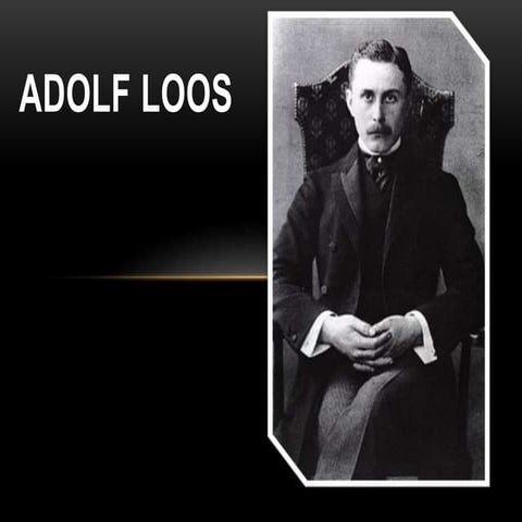 Adolf loos - ornamento y delito