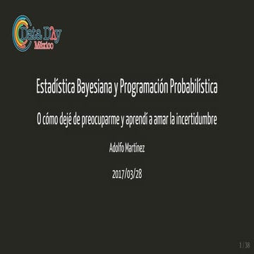Estadística Bayesiana y Programación Probabilística