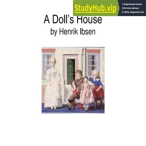 A doll’s house by Henrik Ibsen | PPTX