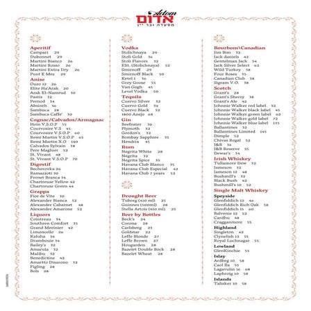 FULL BAR MENU | PDF