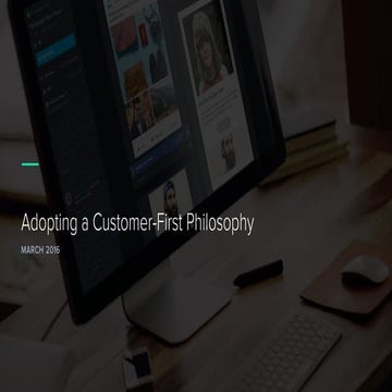Adopting a Customer First Philosophy