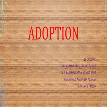 ADOPTION