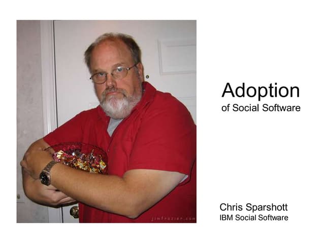 Adoption Of Social Software For Ss