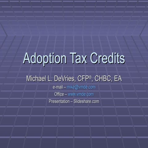 Adoption tax credit 2013