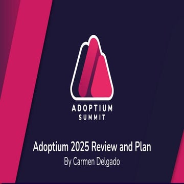 Adoptium Summit 2025: Community Review and plan