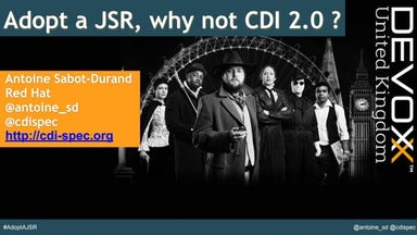 Adopt a JSR: CDI 2.0 at Devoxx UK